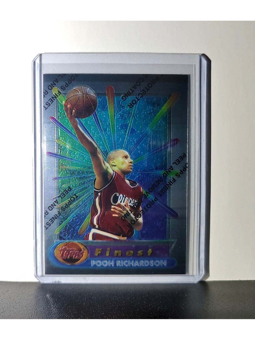 Pooh Richardson 1994-95 Topps Finest #312 Basketball Card
